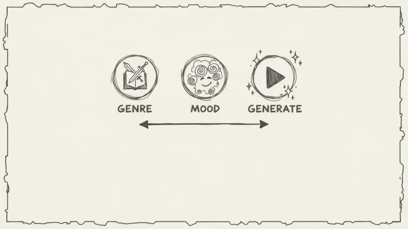 Seed Music Pro simple interface - beginner-friendly design sketch