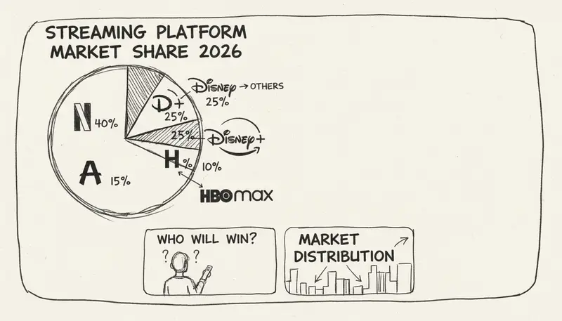 Streaming platform market share 2026