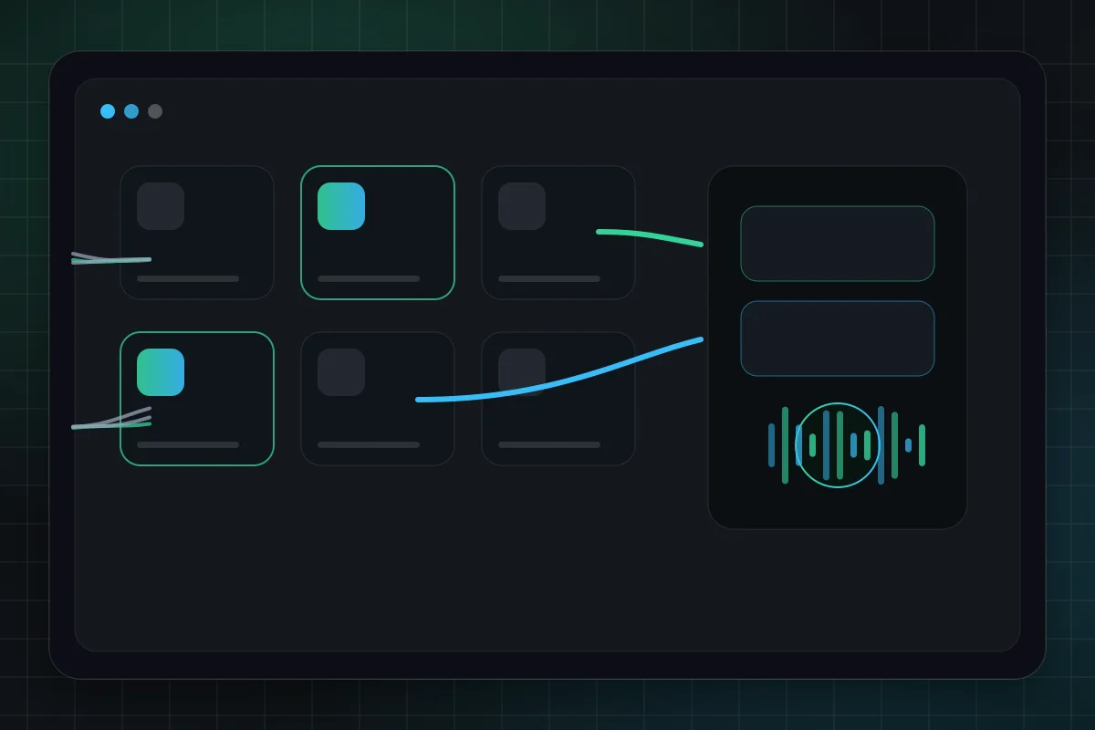Music library workflow for selecting two songs to mash up