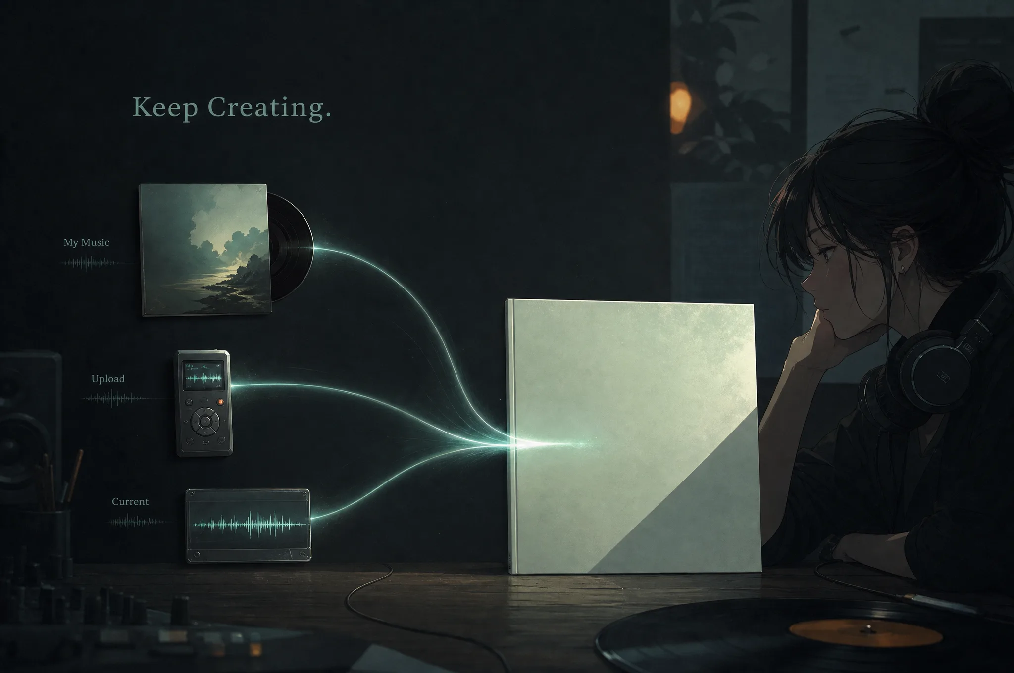Continue seed music from the song in front of you.